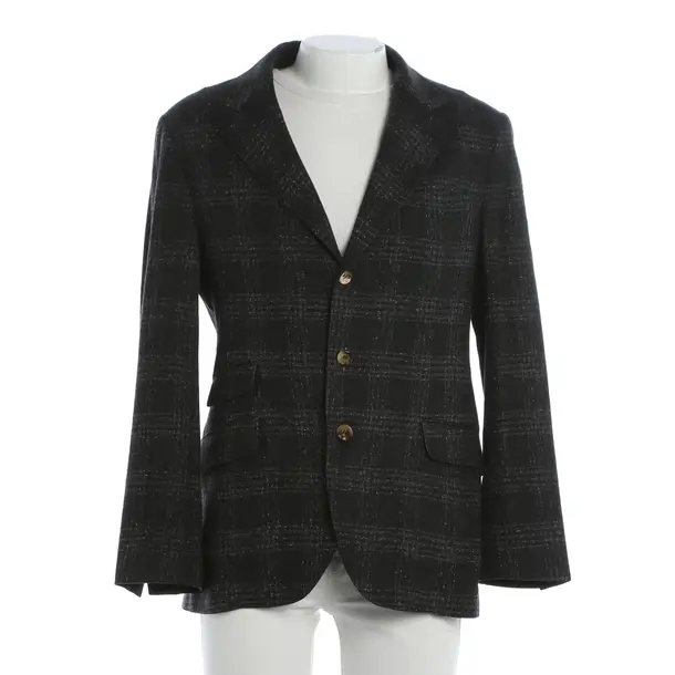 Giacca, in Grigio scuro, Seta, Brunello Cucinelli