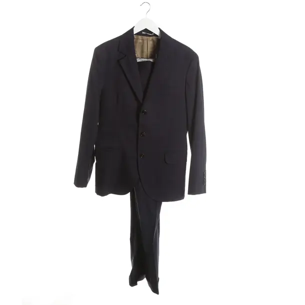 Anzug, in Navy, Wolle, Brunello Cucinelli