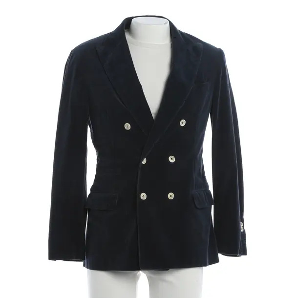 Sakko, in Navy, Baumwolle, Brunello Cucinelli