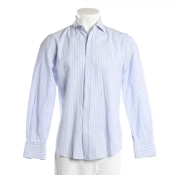 Shirt, in Light Blue, Cotton, Brunello Cucinelli
