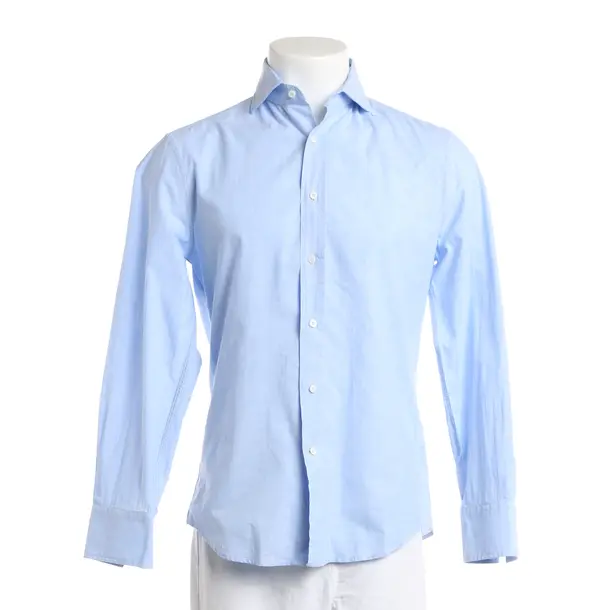 Shirt, in Light Blue, Cotton, Brunello Cucinelli