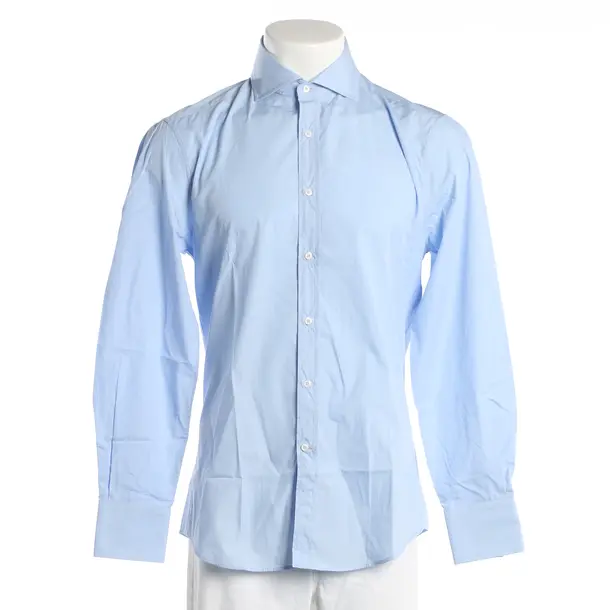 Shirt, in Light Blue, Cotton, Brunello Cucinelli