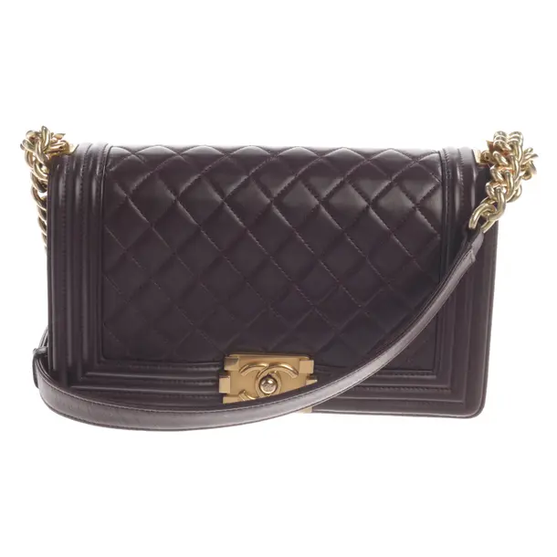 Schultertasche, in Lila, Leder, Chanel