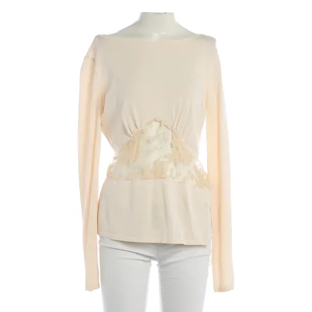Long Sleeve Shirt, in Cream, Cotton, Valentino