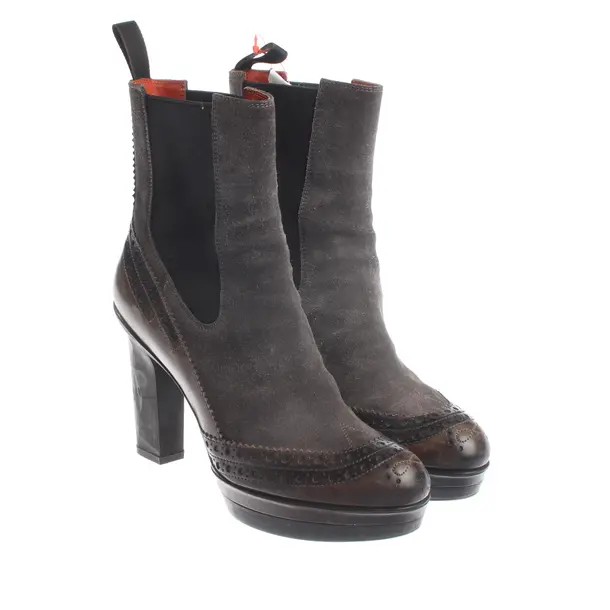 Ankle Boots, in Gray, Santoni