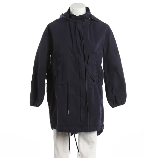 Mid-Season Coat, in Navy, Cotton, Tommy Hilfiger