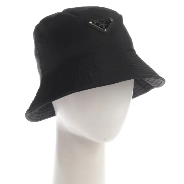 Cappello, in Nero, Poliestere, Prada