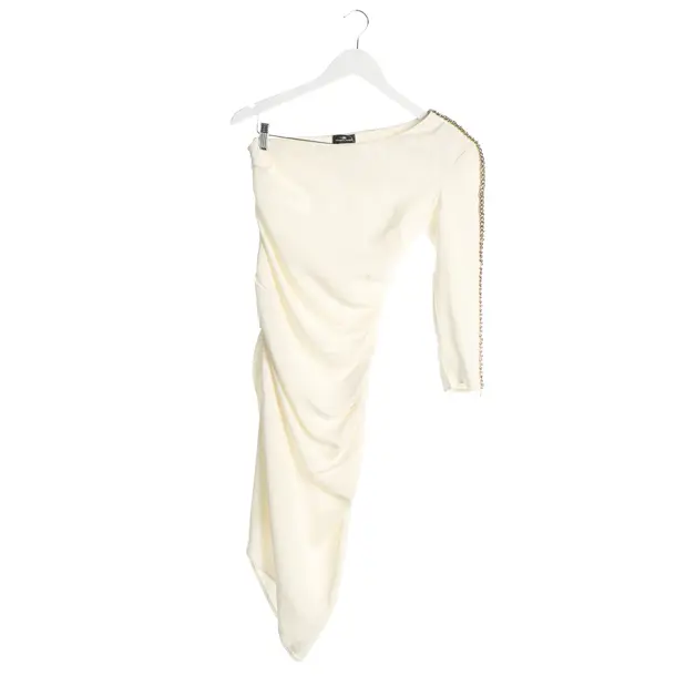 Cocktailkleid, in Weiß, Viskose, Elisabetta Franchi