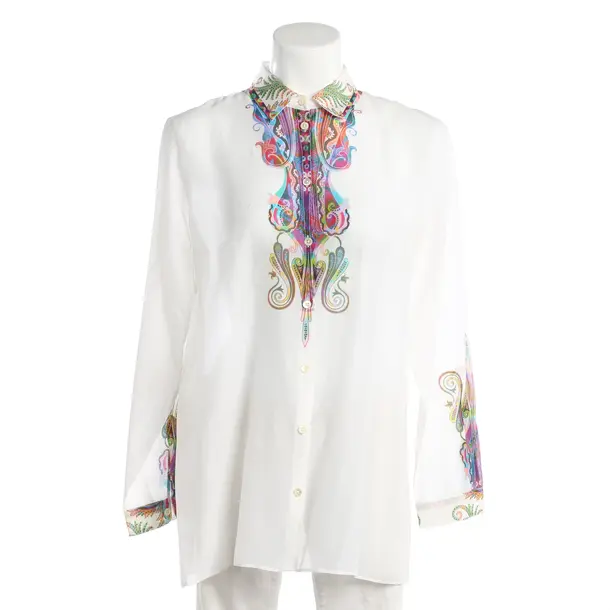 Bluse, in Weiß, Baumwolle, Etro