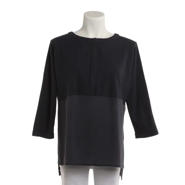 Long Sleeve Shirt, in Navy, Polyester, Fabiana Filippi