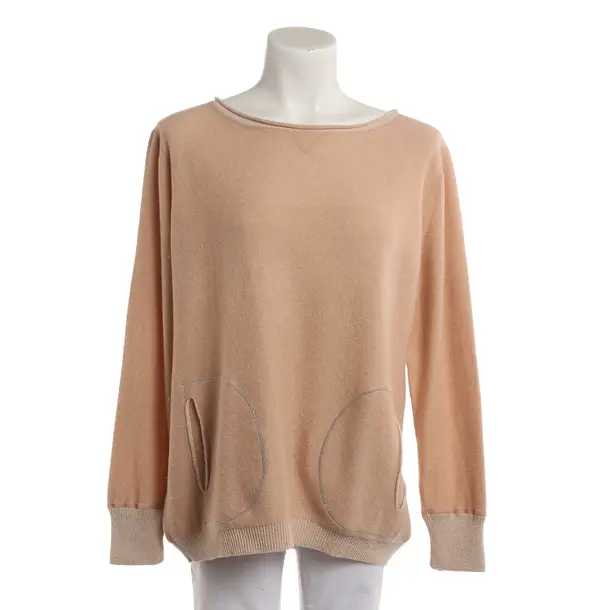 Jumper, in Beige, Cashmere, Fabiana Filippi