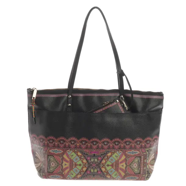 Schultertasche, in Schwarz, Leder, Etro