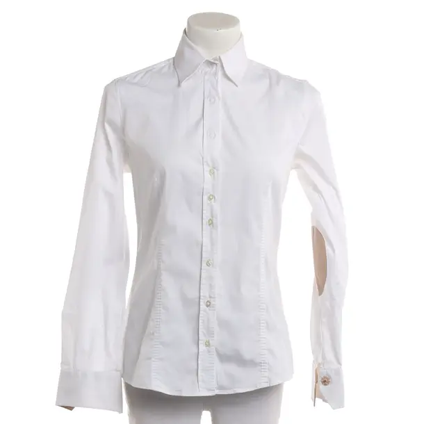Blouse, in White, Cotton, Soluzione