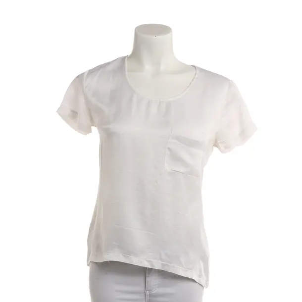 Shirt, in White, Silk, Allude