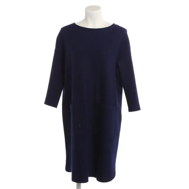 Dress, in Blue, Wool, Harris Wharf London