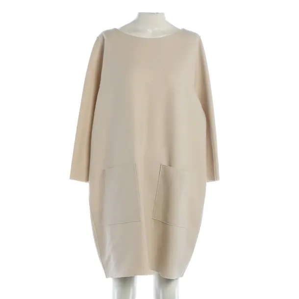 Dress, in Beige, Wool, Harris Wharf London