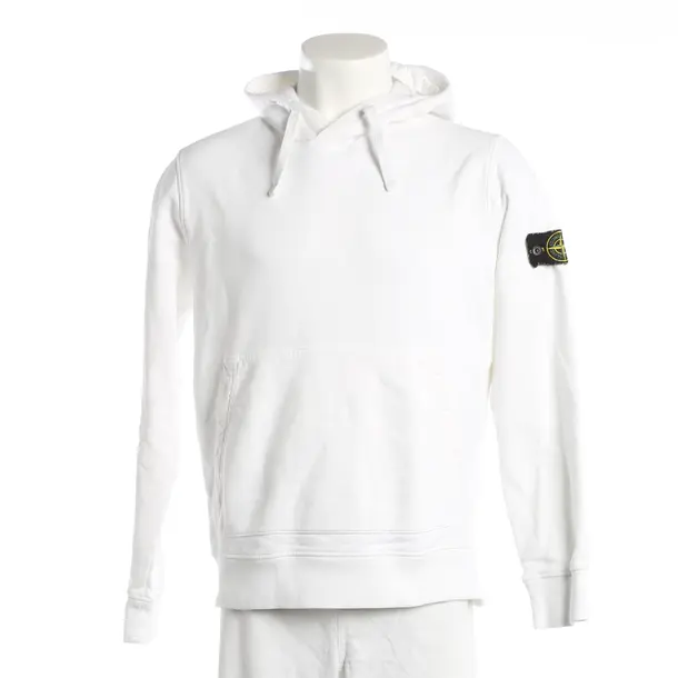 Hoodie, in Weiß, Baumwolle, Stone Island