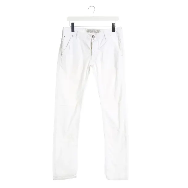 Chinos, in White, Cotton, Jacob Cohen