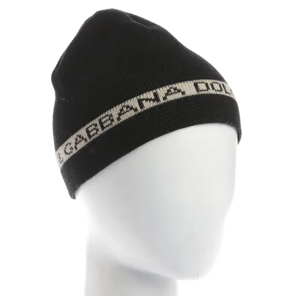 Mütze, in Schwarz, Wolle, Dolce & Gabbana