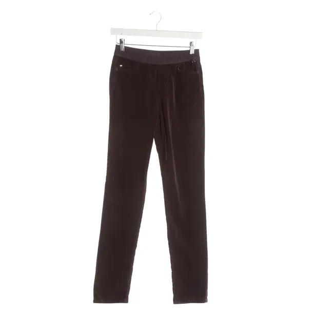 Pants, in Dark Purple, Cotton, Marc Cain Sports