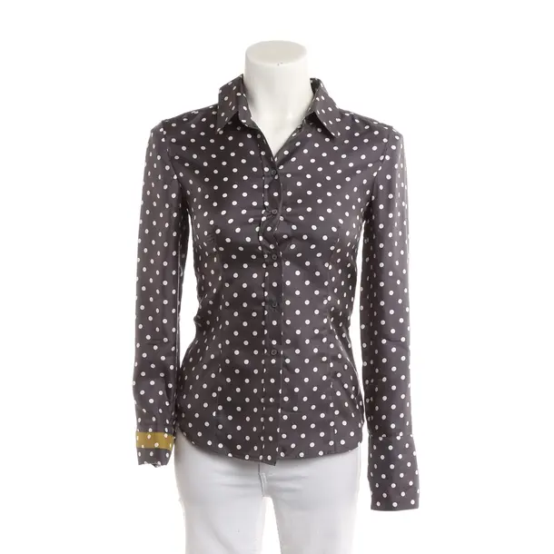 Bluse, in Dunkelgrau, Seide, Marc Cain