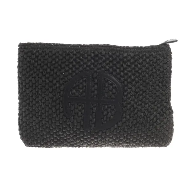 Clutch Bag, in Dark Gray, Cellulose, Anine Bing