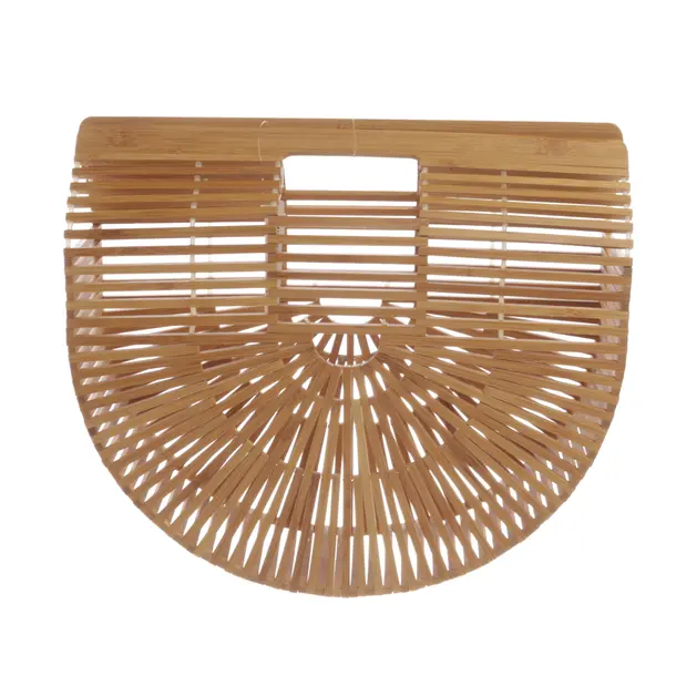 Handbag, in Light Brown, Wood, Cult Gaia