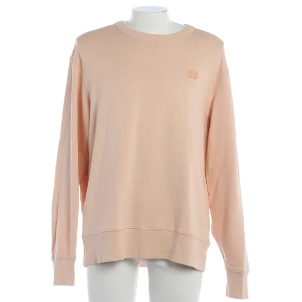 Sweatshirt, in Hellrosa, Baumwolle, Acne Studios