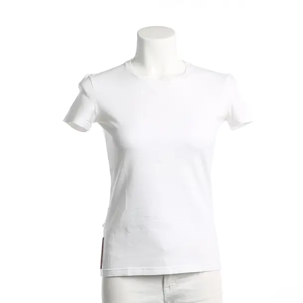Shirt, in White, Cotton, Prada Linea Rossa