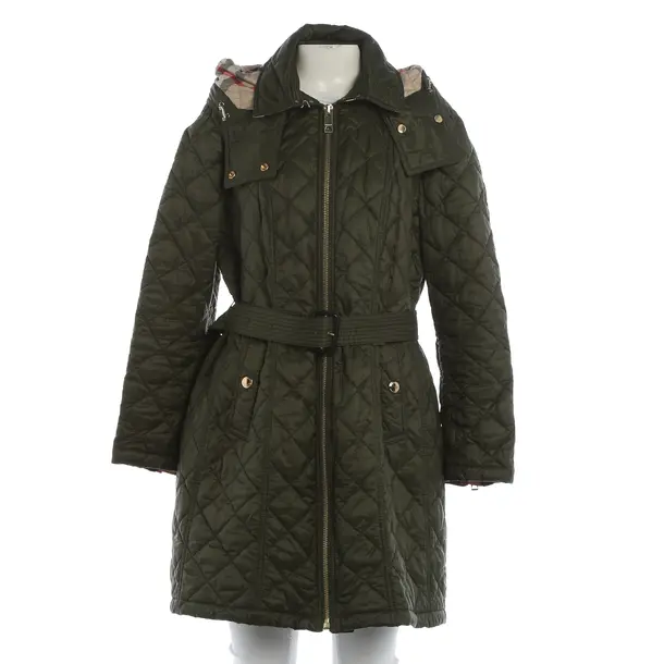 Mid-Season Jacket, in Green, Polyester, Burberry