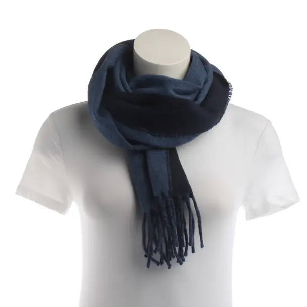 Scarf, in Navy, Wool, Polo Ralph Lauren