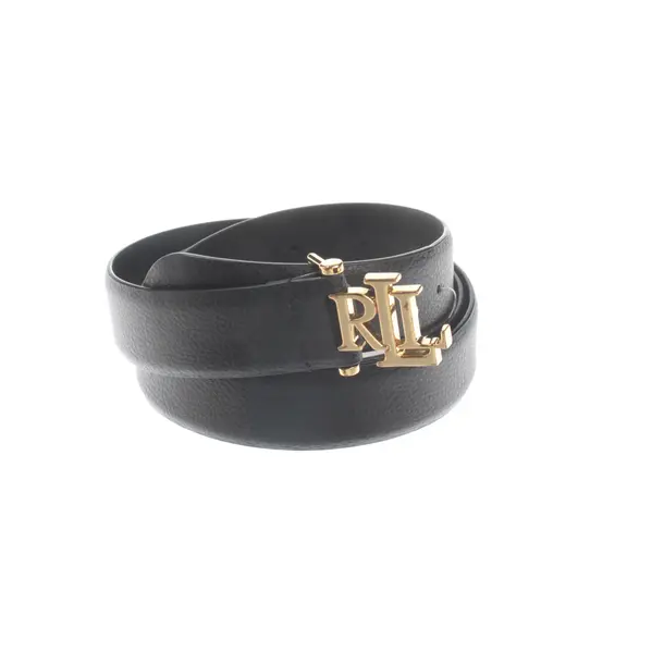 Belt, in Black, Leather, Lauren Ralph Lauren
