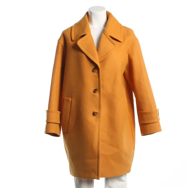Mid-Season Coat, in Orange, Wool, Twin Set