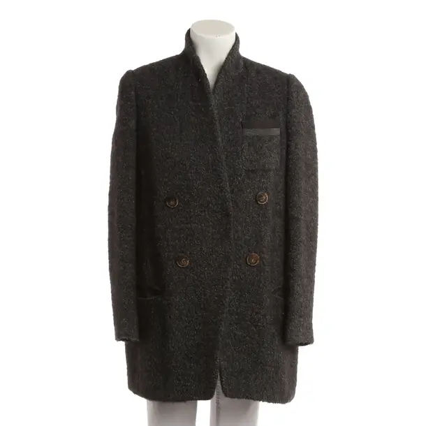 Mid-Season Jacket, in Gray, Viscose, Brunello Cucinelli