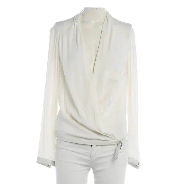 Long Sleeve Shirt, in Cream, Viscose, Helmut Lang