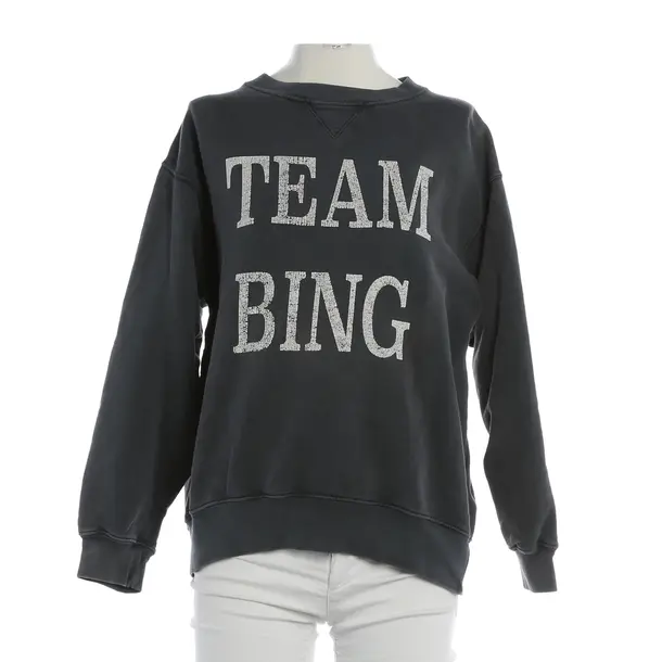 Sweatshirt, in Dark Gray, Cotton, Anine Bing