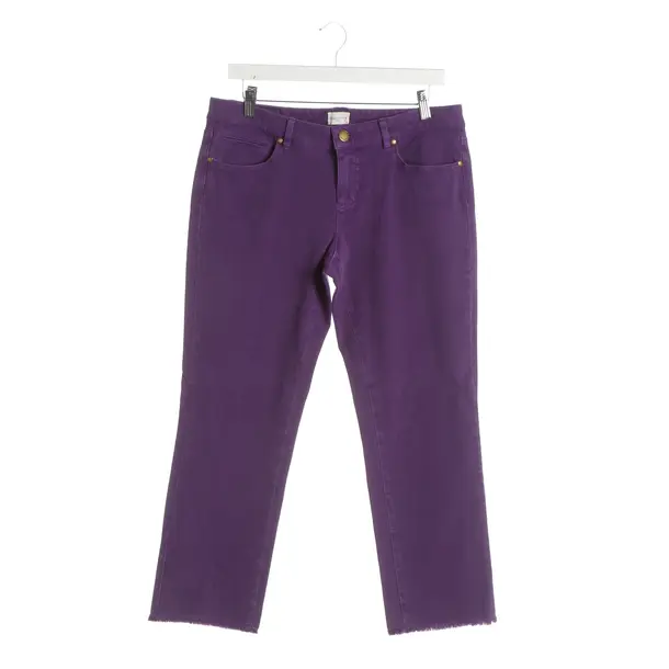 Jeans straight fit, in Viola, Cotone, Seducente