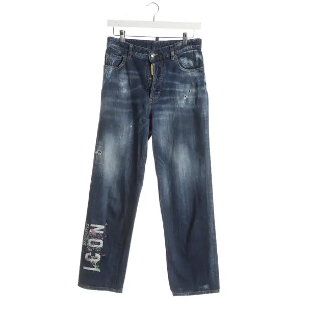 Jeans straight fit, in Blu, Cotone, Dsquared