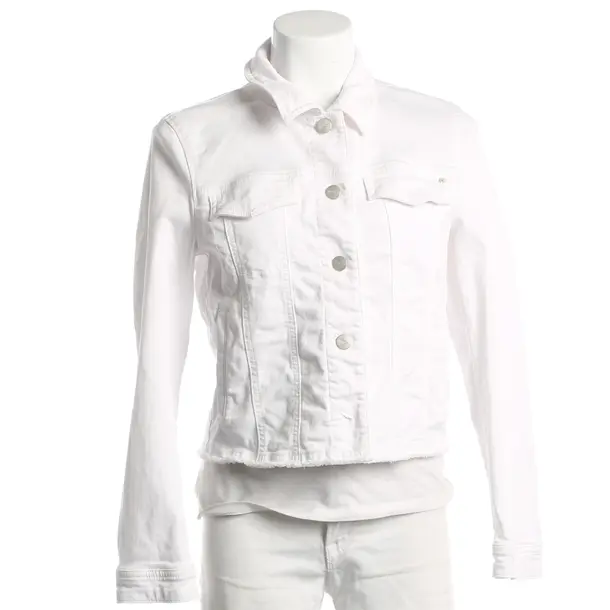Summer Jacket, in White, Cotton, Marc Cain