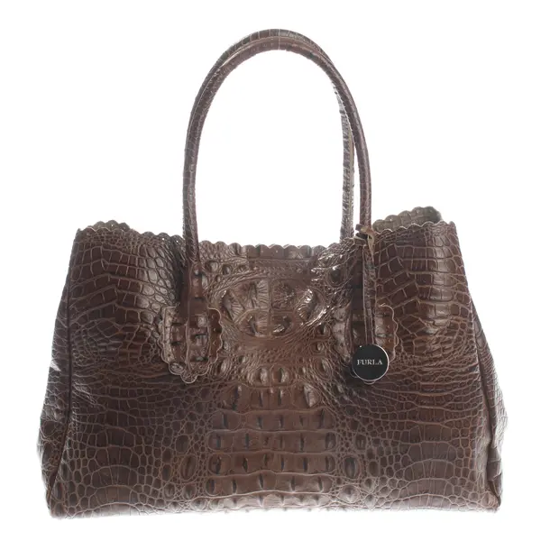 Shopper Bag, in Brown, Leather, Furla