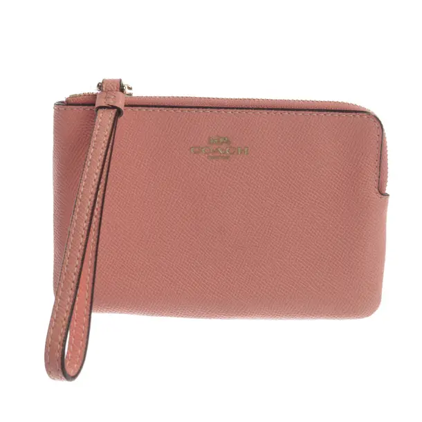 Pochette, in Light Pink, Leather, Coach
