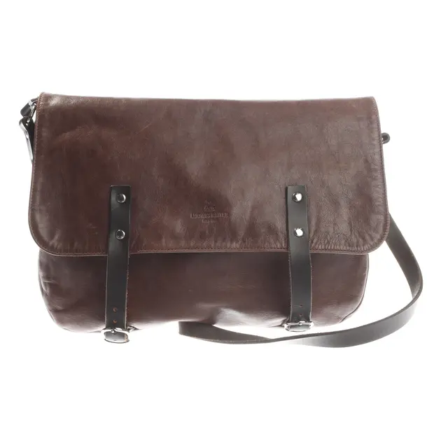 Schultertasche, in Braun, Leder, Ludwig Reiter