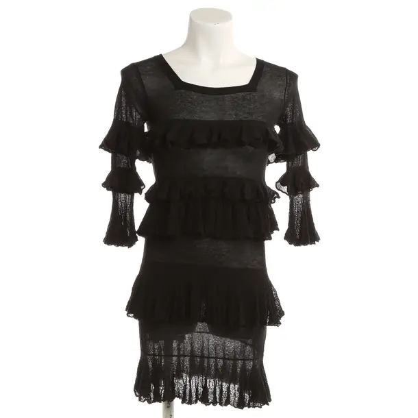 Dress, in Black, Cotton, Patrizia Pepe