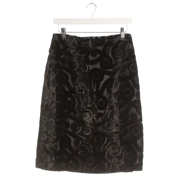 Rock, in Schwarz, Seide, Prada
