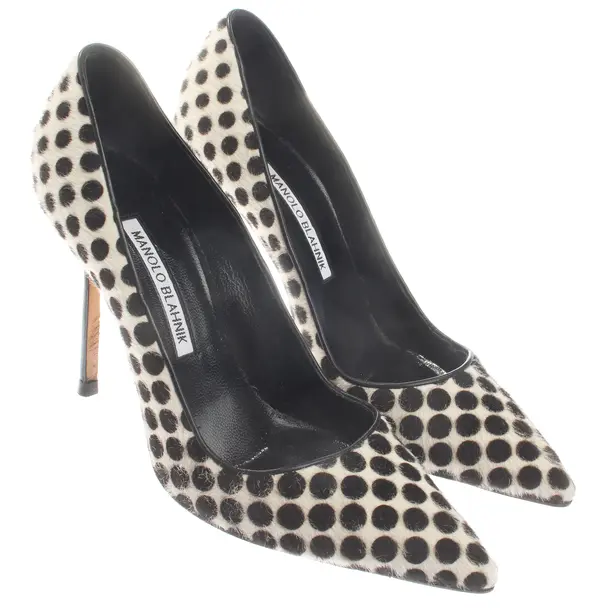 Décolleté, in Bianco, Manolo Blahnik