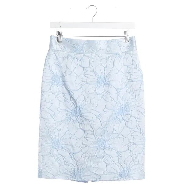 Rock, in Hellblau, Baumwolle, Blumarine