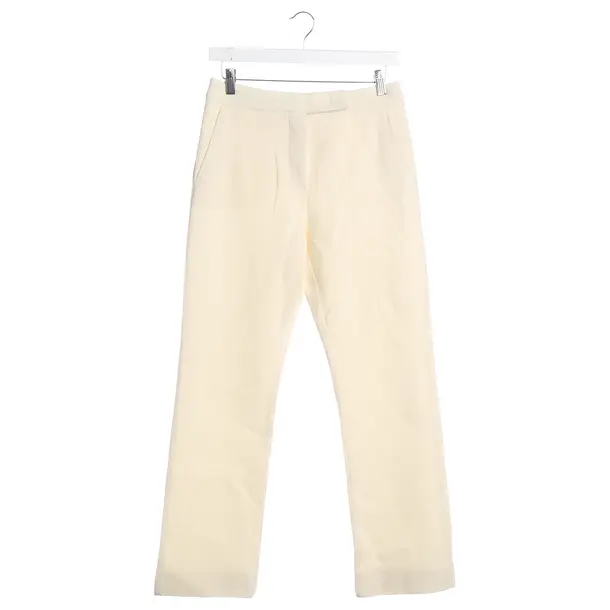 Pants, in Cream, Cotton, Max Mara