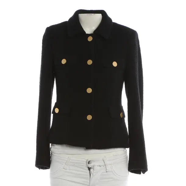 Mid-Season Jacket, in Black, Wool, Tagliatore