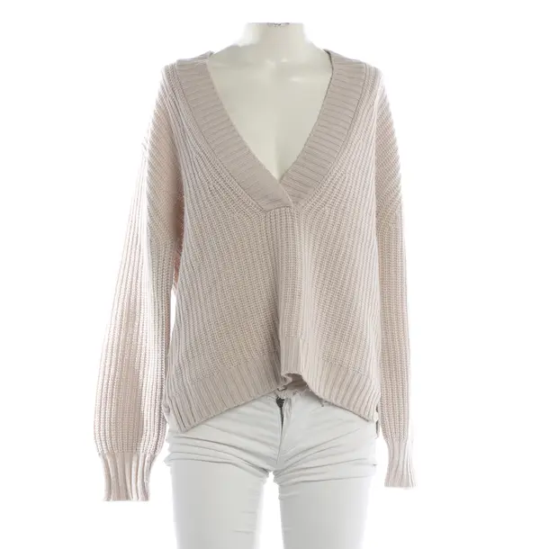 Strickjacke, in Beige, Wolle, Herzensangelegenheit