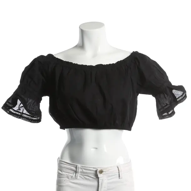Bluse, in Schwarz, Baumwolle, Tory Burch